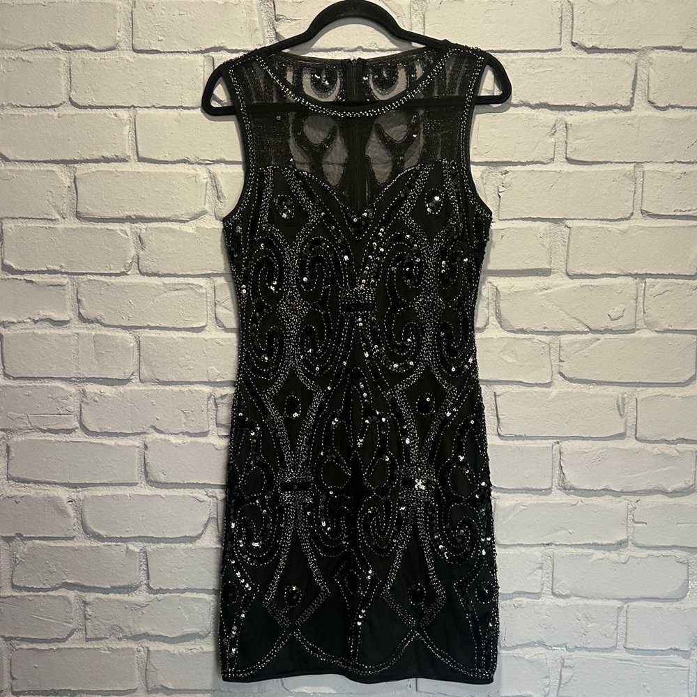 Mini black dress
